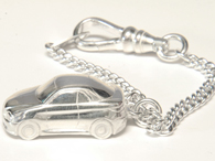 Alfa GT Sterling silver Keyring