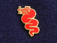 Alfa Romeo (Snake/Red) Pin Badge