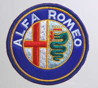 Alfa Romeo Emblem Patch Type C