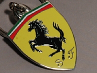 Ferrari Official SF Emblem Metal Keyring