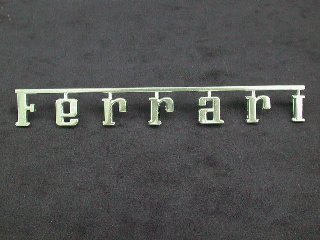 Ferrari Script (Aluminium)