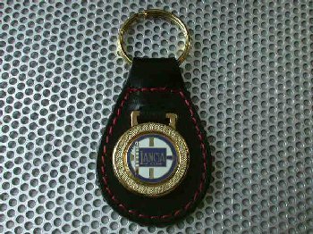 LANCIA Club Italia Leather Keyring (Red Stetch)
