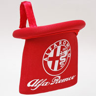 Alfa Romeo Small Pocket with Hook (Red/White Emblem)