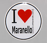 I LOVE Maranello 3D Sticker