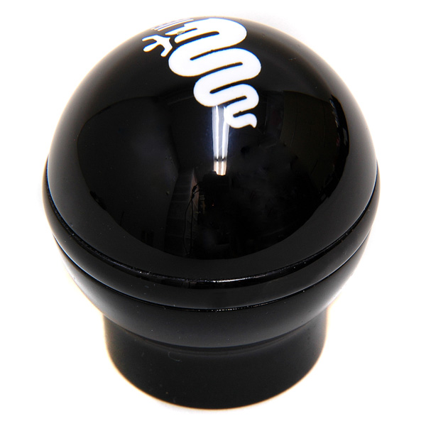 Alfa Romeo Biscione Aluminium Gear Knob (Reverselock / Black) <br><font size=-1 color=red>07/04到着</font>
