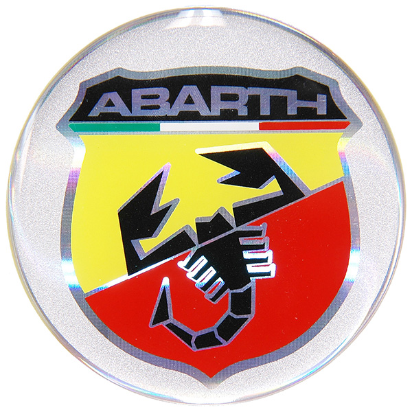 ABARTH New¥¨¥ó¥Ö¥ì¥à3D¥¹¥Æ¥Ã¥«¡¼ (75mm)