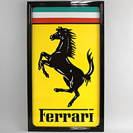 Ferrari Emblem Sign Boad with Frame by Carrozzeria ZANASI