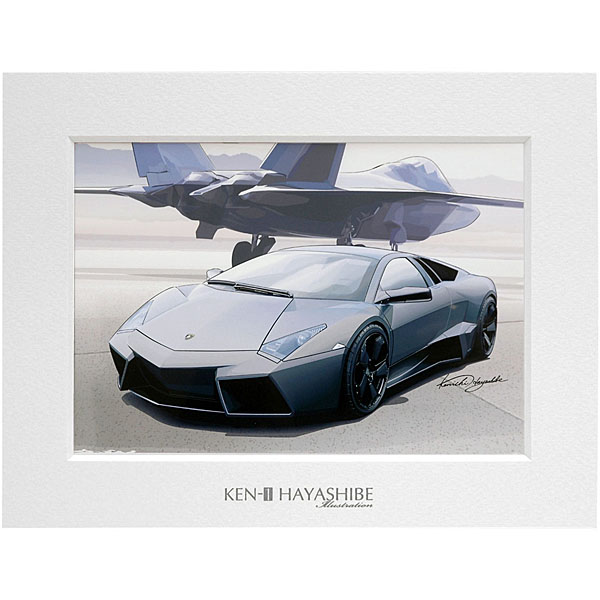 Lamborghini REVENTONイラストレーション by 林部研一