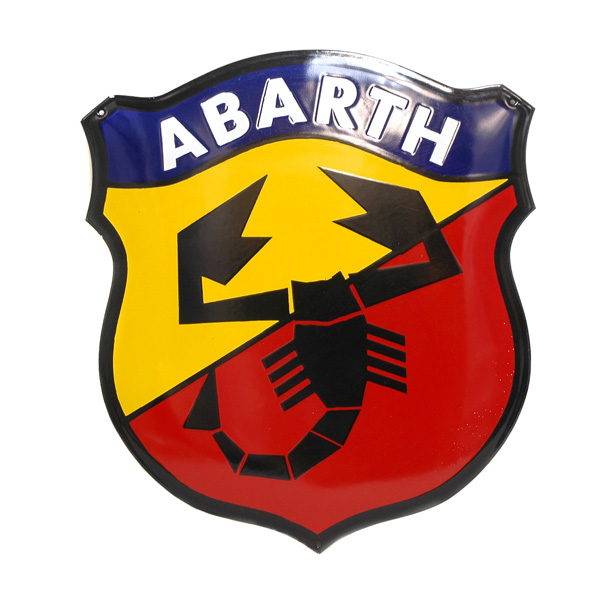 ABARTHエンブレムホーローサインボード(Large)