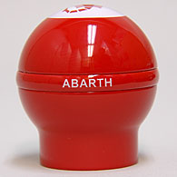 ABARTH Scorpioneアルミシフトノブ (リバースロック/レッド/レッドライン/ABARTHロゴ)
