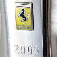 Scuderia Ferrari 2003 sterling silver trophy