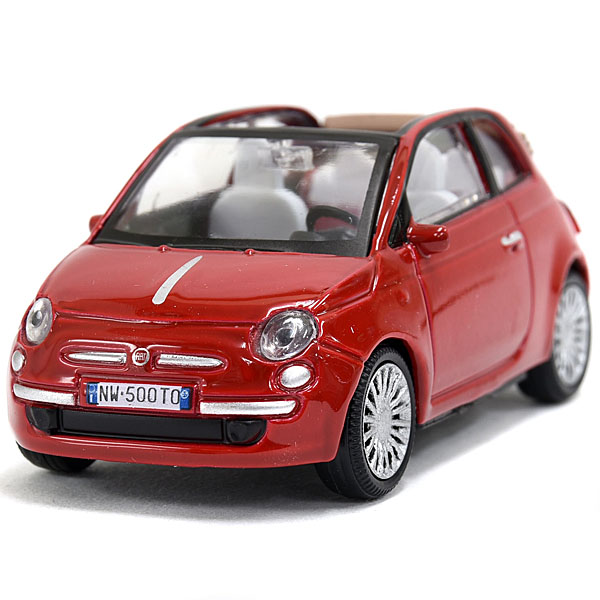 1/43 FIAT純正NEW 500Cミニチュアモデル