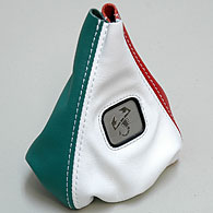 FIAT NEW 500 & 500 ABARTH Leather Gear Cover (Tricolor)