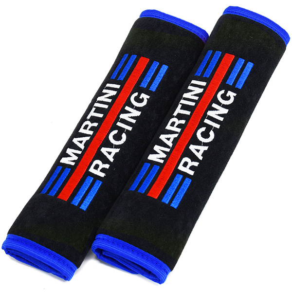 MARTINI RACINGシートベルトパッド (ブルーパイピング)