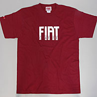 FIAT CAFFE Tシャツ (ボルドーレッド)