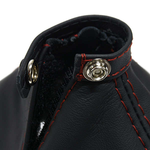 Alfa Romeo 159/Brera/spider Leather Shift Boots (Black/Red Steach/Snake)