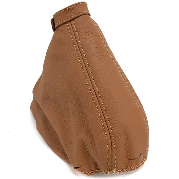 Alfa 159 Leather Hand Brake Boots (Brown/Brown steach/snake)