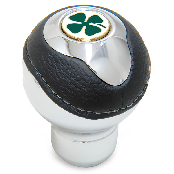 BLACK Gear Knob -TUNE IT CHROME- (Normal/Quadrifoglio Emblem)