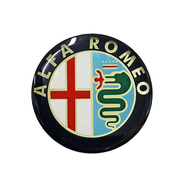 Alfa Romeoエンブレム3Dステッカー (カラー/34mm)