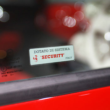 ABARTH Security Sticker