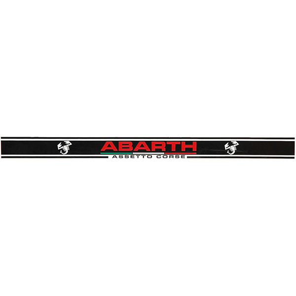 ABARTH ASSETTO CORSE¥¹¥È¥é¥¤¥×&¥í¥´¥¹¥Æ¥Ã¥«¡¼ (¥¯¥ê¥¢¥Ù¡¼¥¹/232mm)