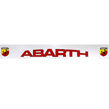 ABARTH NEW¥í¥´¥¦¥£¥ó¥É¥¦¥·¡¼¥ë¥ÉÍÑ¥¹¥Æ¥Ã¥«¡¼ (¥Û¥ï¥¤¥È¥Ù¡¼¥¹)