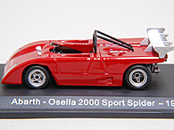 1/43 ABARTH Collection No.32 ABARTH OSELLA 2000 SPORT SPIDER 1972 Miniature Model
