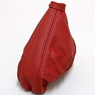Alfa Romeo 156 Leather Hand-Brake Boots (Red/Red Steach/Snake)