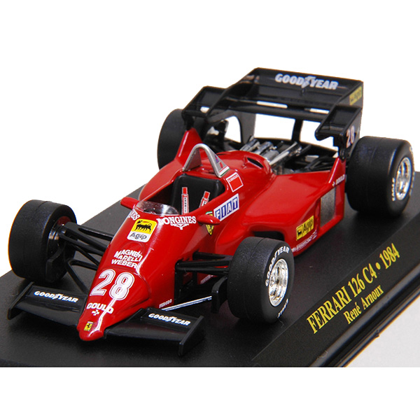 1/43 Ferrari F1 Collection No.36 126C4 RENE ARNOUX Miniature Model