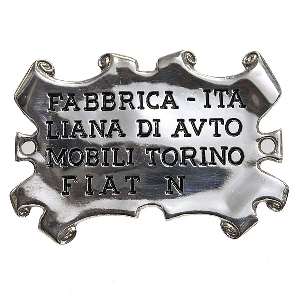Sterling Silver FIAT Emblem