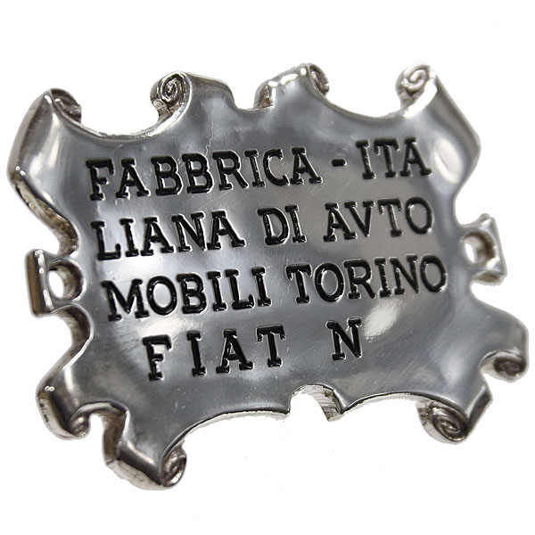 Sterling Silver FIAT Emblem