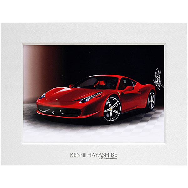 Ferrari 458 ITALIA Illustration by Kenichi Hayashibe