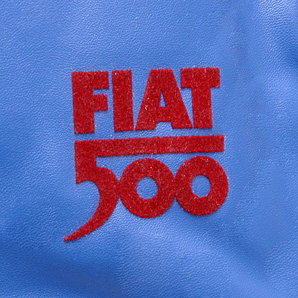 FIAT純正 500ショルダーバッグ (ライトブルー/ボルドー) 