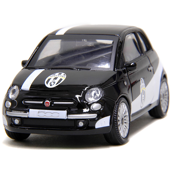 1/43 FIAT NEW 500ミニチュアモデルJUVENTUSヴァージョン(ブラック)