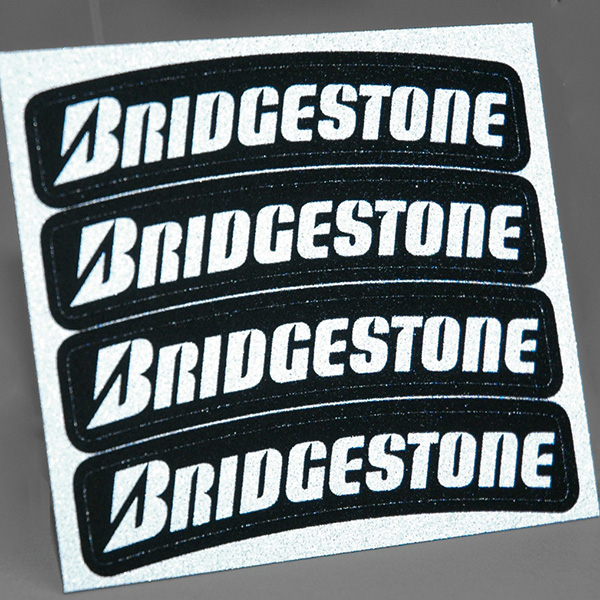 BRIDGESTONE Logo Sticker for Tire (4pcs.) 