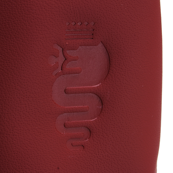 Alfa Romeo Leather Pochet (Frau Leather/Red/Red Steach)