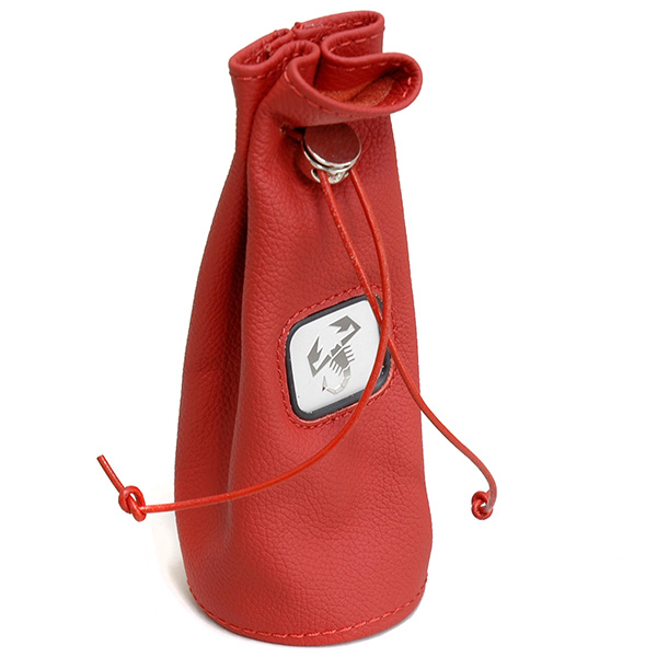 ABARTH Leather Pochet (Frau Leather/Red/Red Steach)