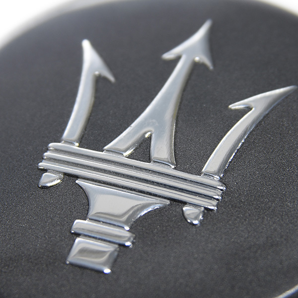 MASERATI Wheel Cap Set (Titanium Gray/Chrome Tridente)