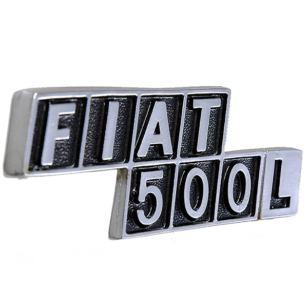 Fiat 500l ロゴエンブレムプレート イタリア自動車雑貨店 イタリア車のグッズとパーツの通販サイト