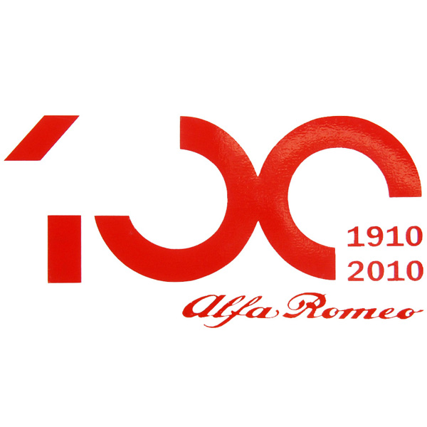 Alfa Romeo 100anni Logo Sticker(Small/die-cut)