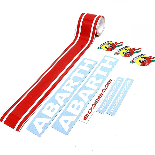 ABARTH esseesse¥¹¥È¥é¥¤¥×¥Ç¥«¡¼¥ë¥¥Ã¥È (¥ì¥Ã¥É)