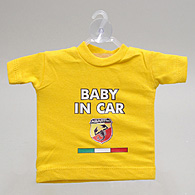 ABARTH���� BABY IN CAR�ޥ����å�T�����(��������)
