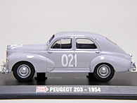 1/43 1000 MIGLIA Collection No.45 Peugeot 203 Miniature Model