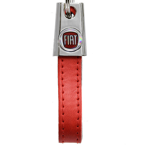 FIAT Strap Shaped Keyring (Red)