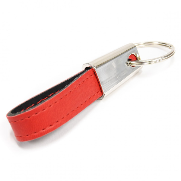 FIAT Strap Shaped Keyring (Red)