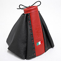 Alfa Romeo 159/Brera/Spider Leather Shift Boots (Black&Red/Snake)