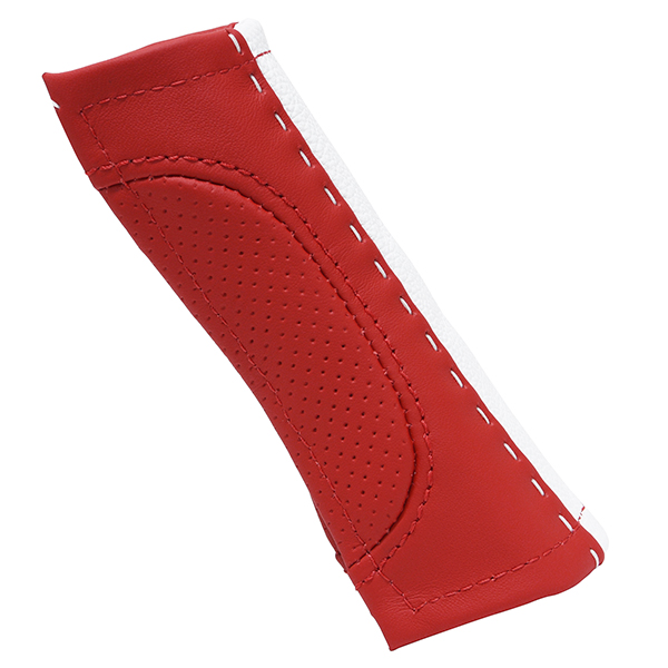 FIAT/ABARTH 500/595 Leather Hand Brake Grip Cover -SMOKING-(Red)
