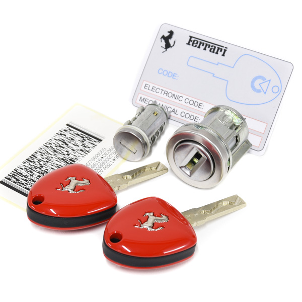 Ferrari Key & Key Cylinder Complete Set(458 ITALIA)