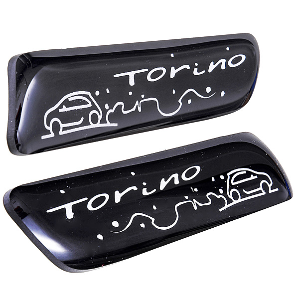 FIAT Genuine 500 CITY OF TORINO BADGES