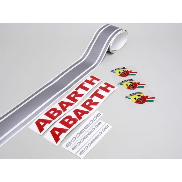 ABARTH esseesse¥¹¥È¥é¥¤¥×¥Ç¥«¡¼¥ë¥¥Ã¥È (¥·¥ë¥Ð¡¼)